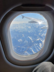 Les Alpes vues d'avion