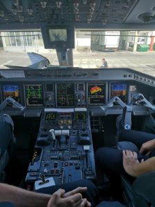 Cockpit du deuxième avion