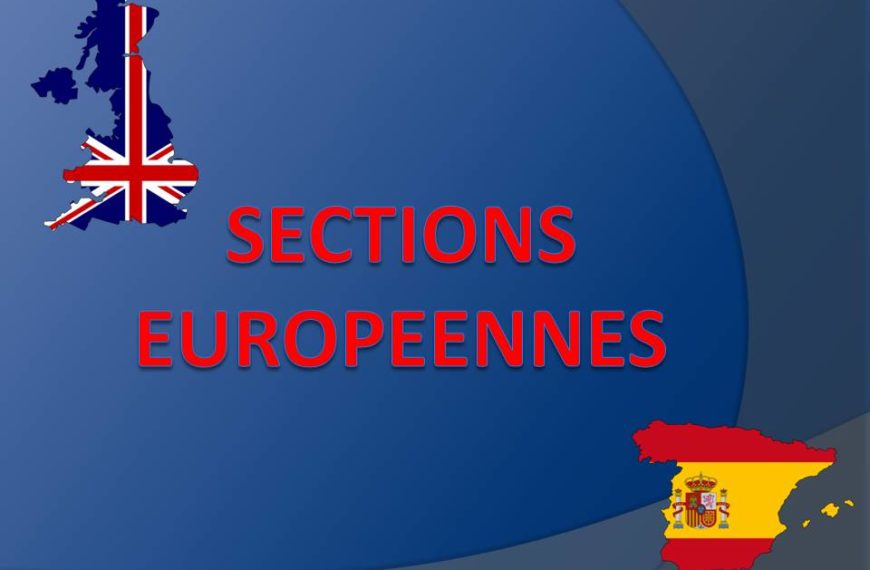 SECTIONS EUROPEENNES EN 2NDE