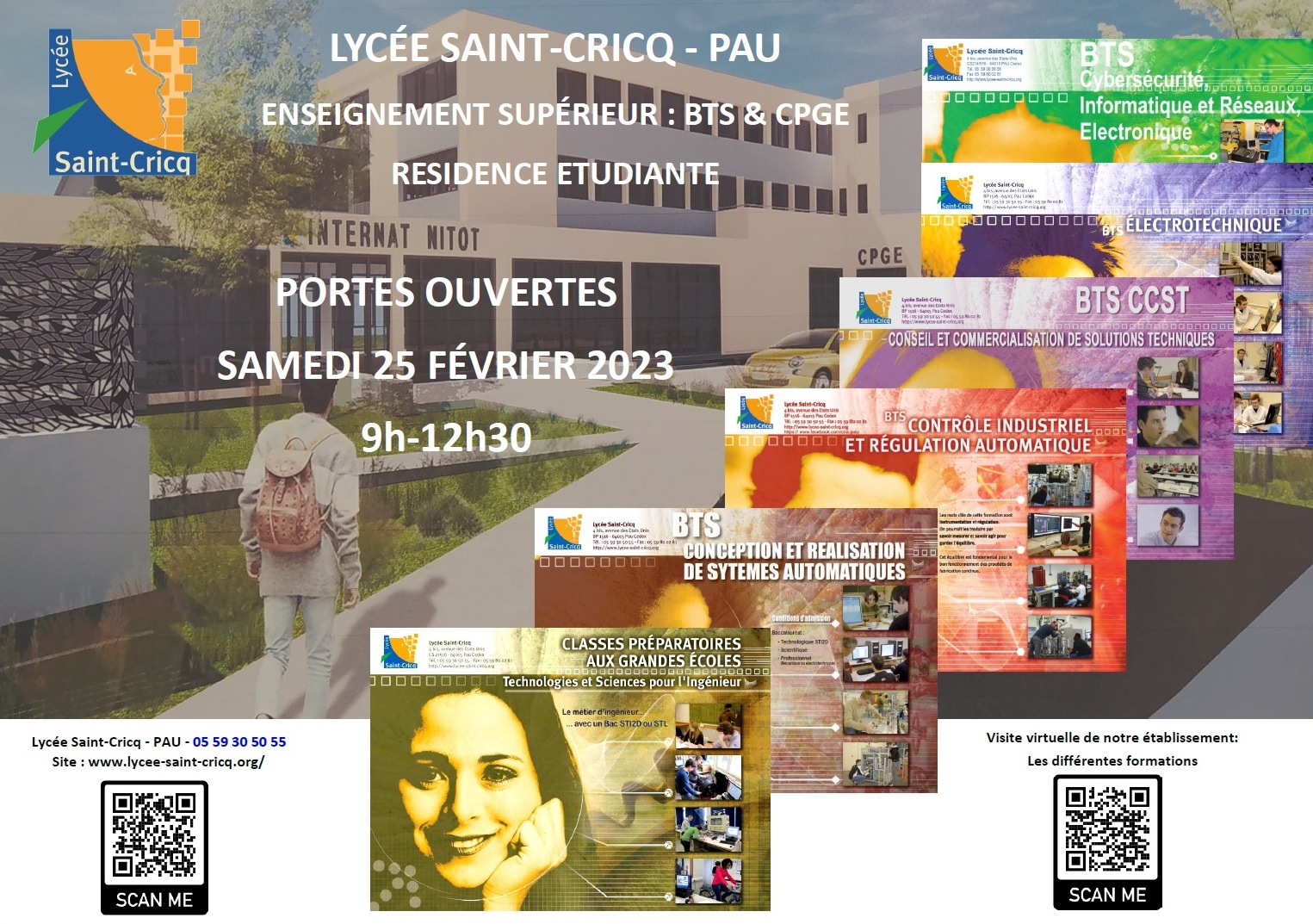 Journées Portes Ouvertes 2023 Lycée SaintCricq