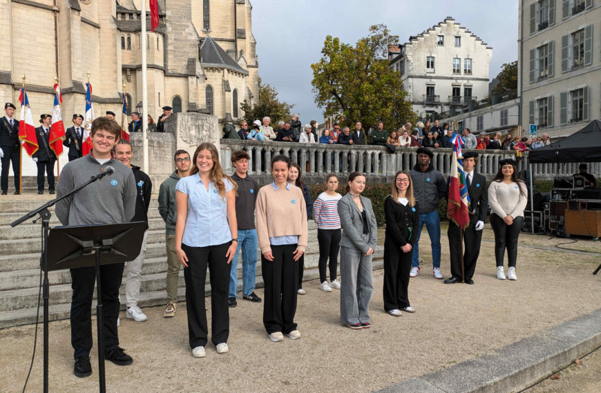 Participation de nos élèves à la cérémonie du 11 novembre
